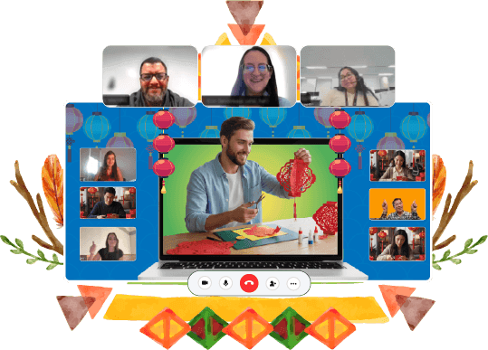 Virtual Hongbao Lantern Making