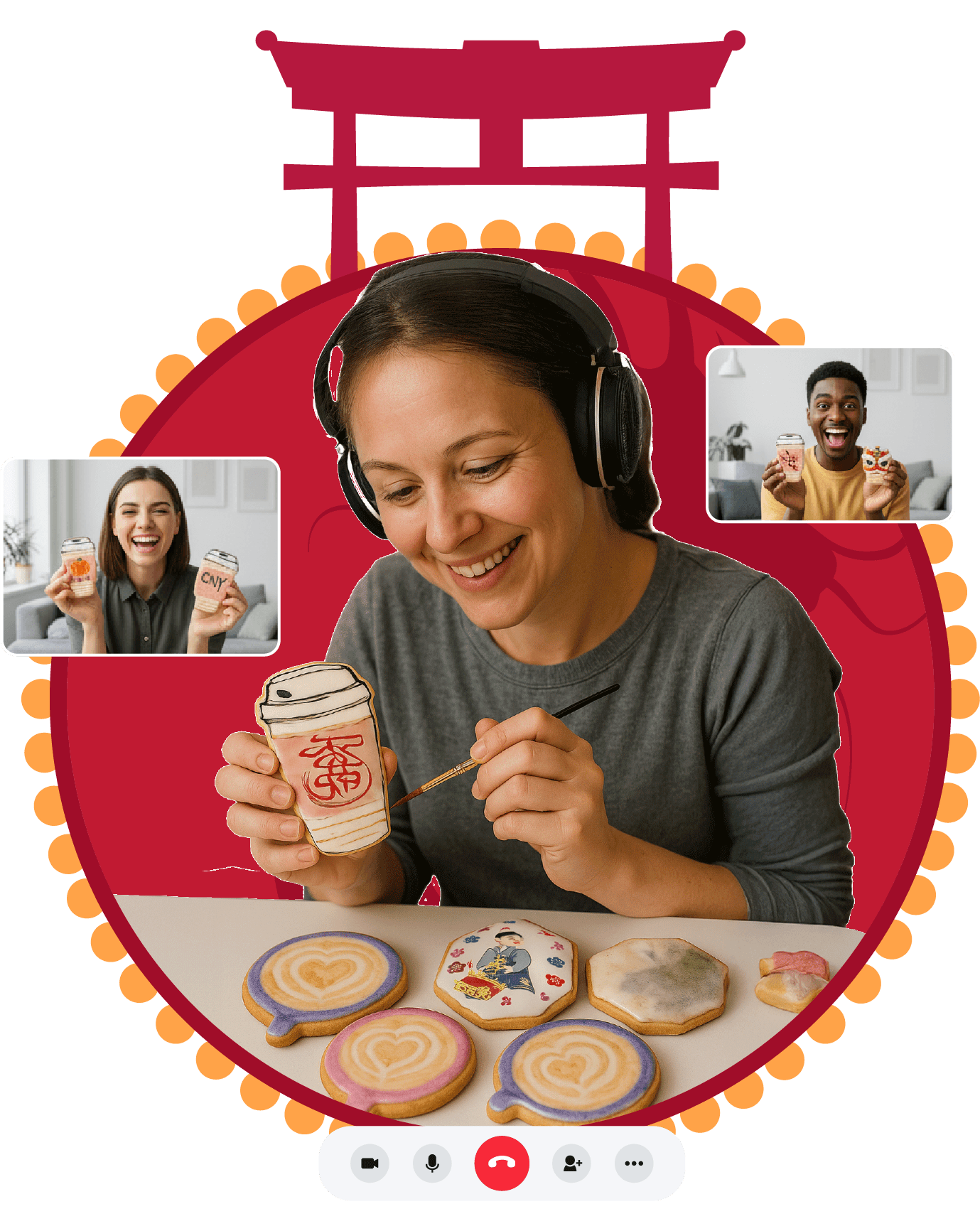 Virtual Fortune Cookie Decorating