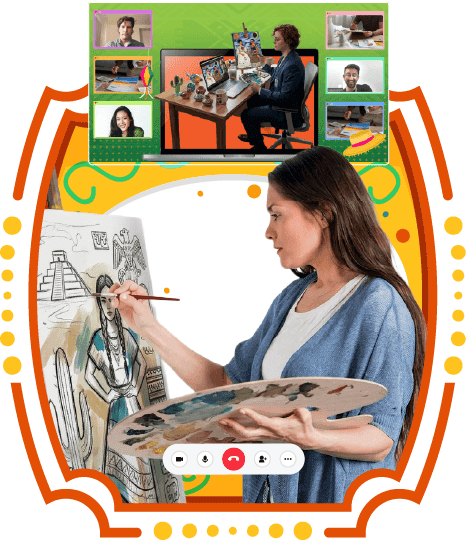 Virtual Latin American Painting  - Let’s FiestART!