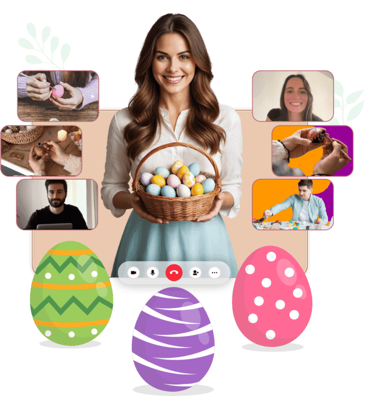 Hosted Virtual Easter Day Events for Teams