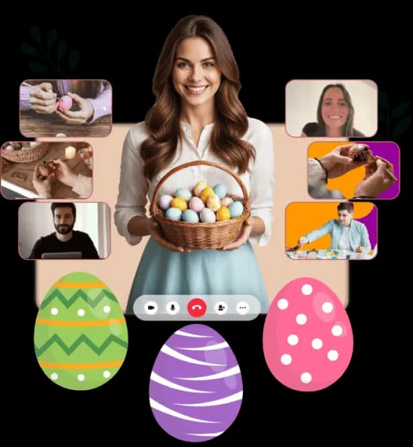 Hosted Virtual Easter Day Events for Teams