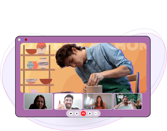 Virtual Pottery at Home Class