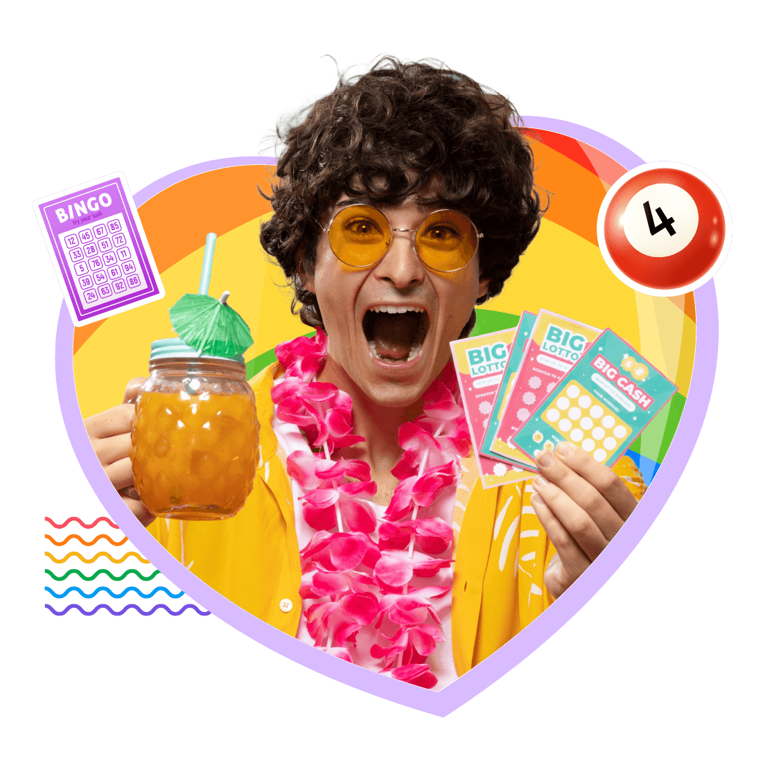 Virtual Pride Month Bingo