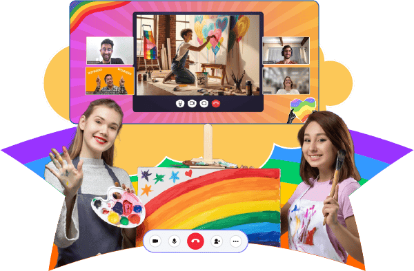 Virtual Pride Paint Party