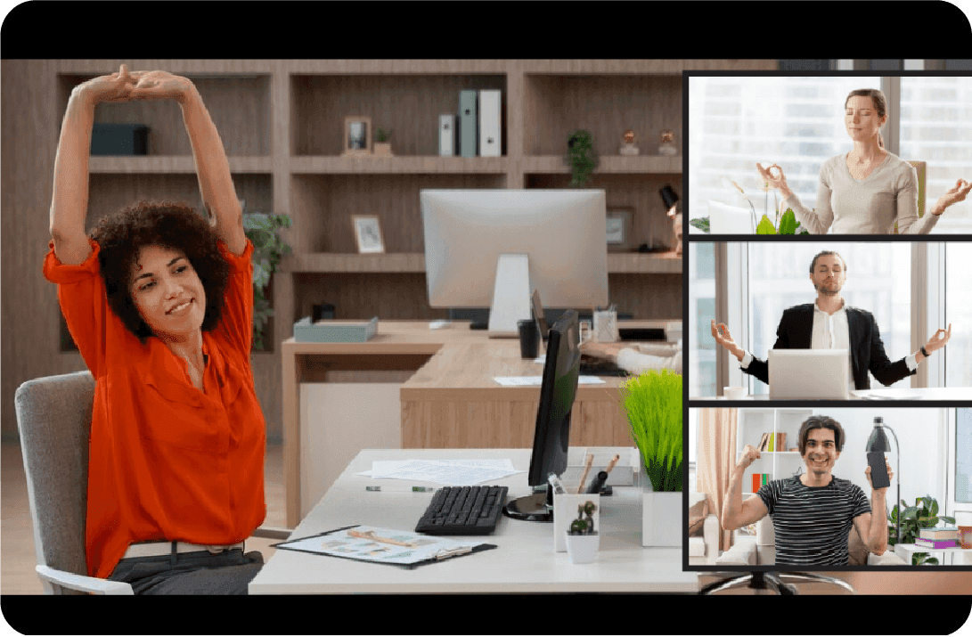 Virtual Office Yoga