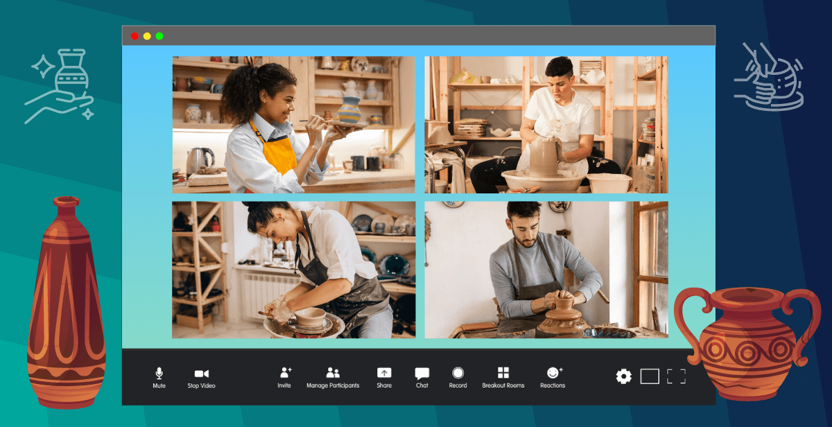Virtual Pottery at Home Class