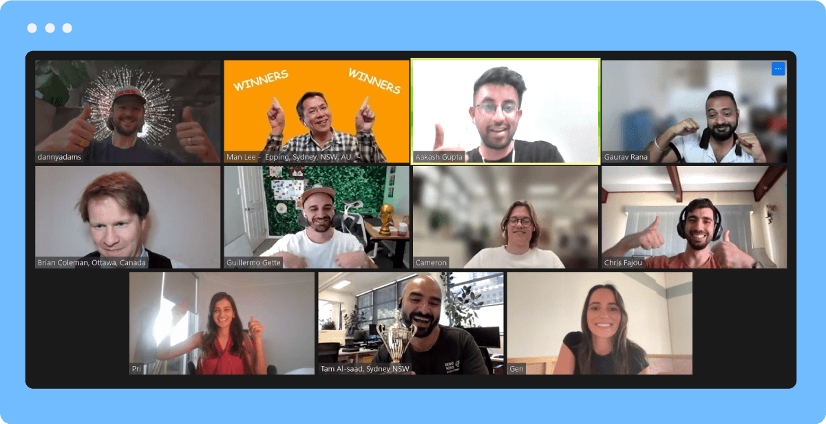 Virtual Team Jeopardy