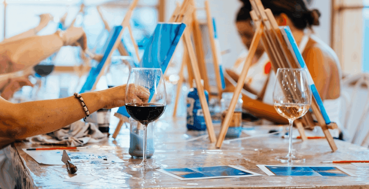 Virtual Paint and Sip Class Hooray Team