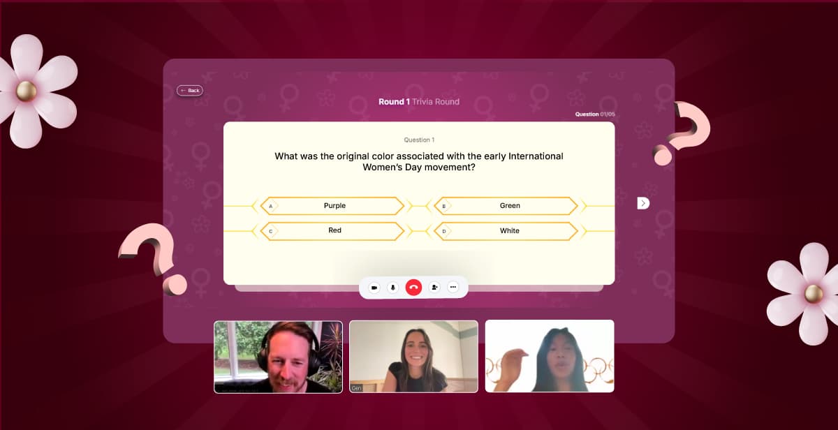 Virtual International Women’s Day Trivia
