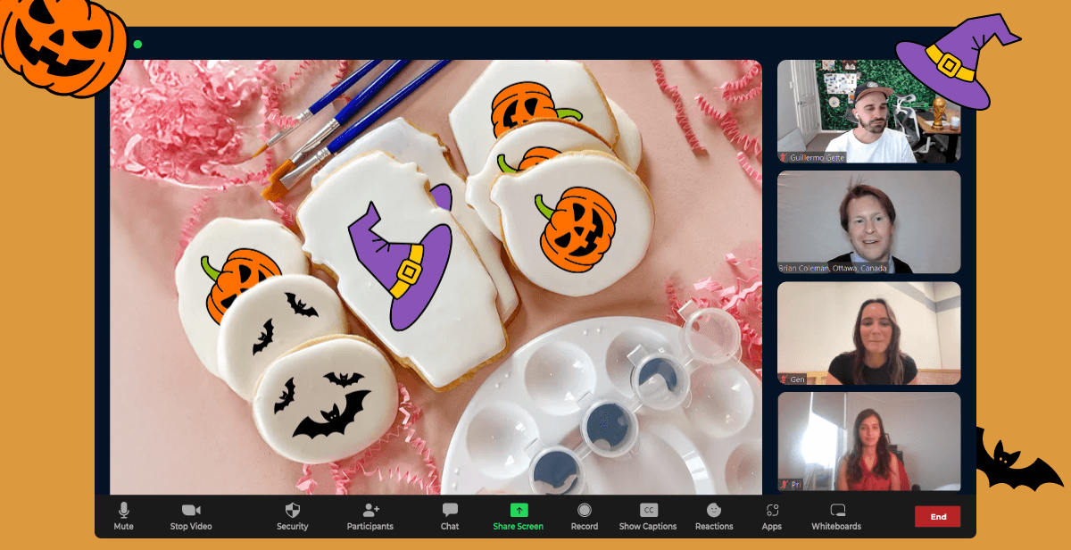 Virtual Halloween Cookie Decorating