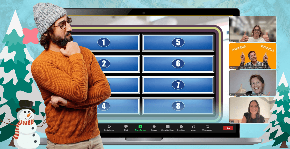 Virtual Holiday Coworker Feud