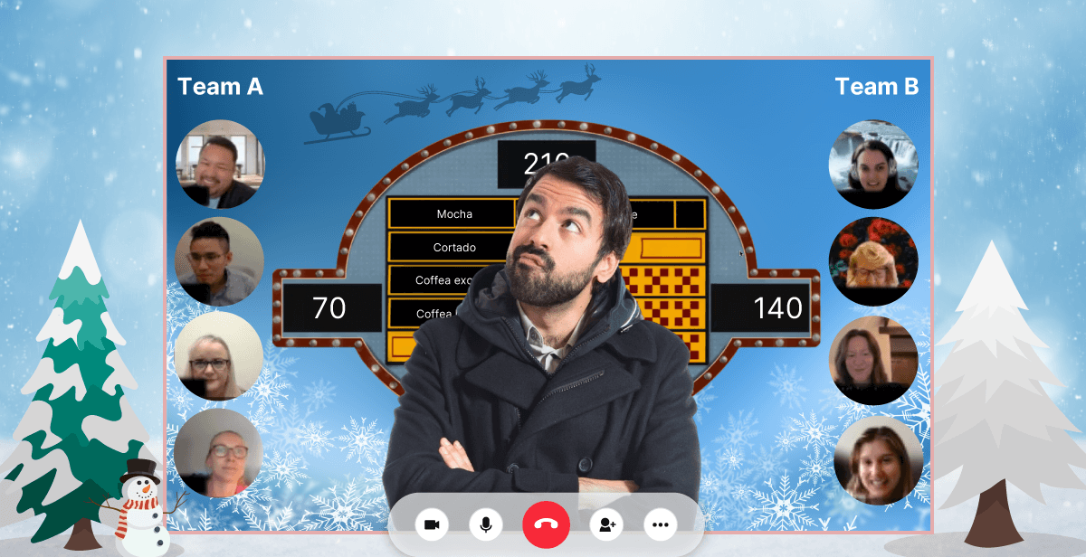 Virtual Holiday Coworker Feud