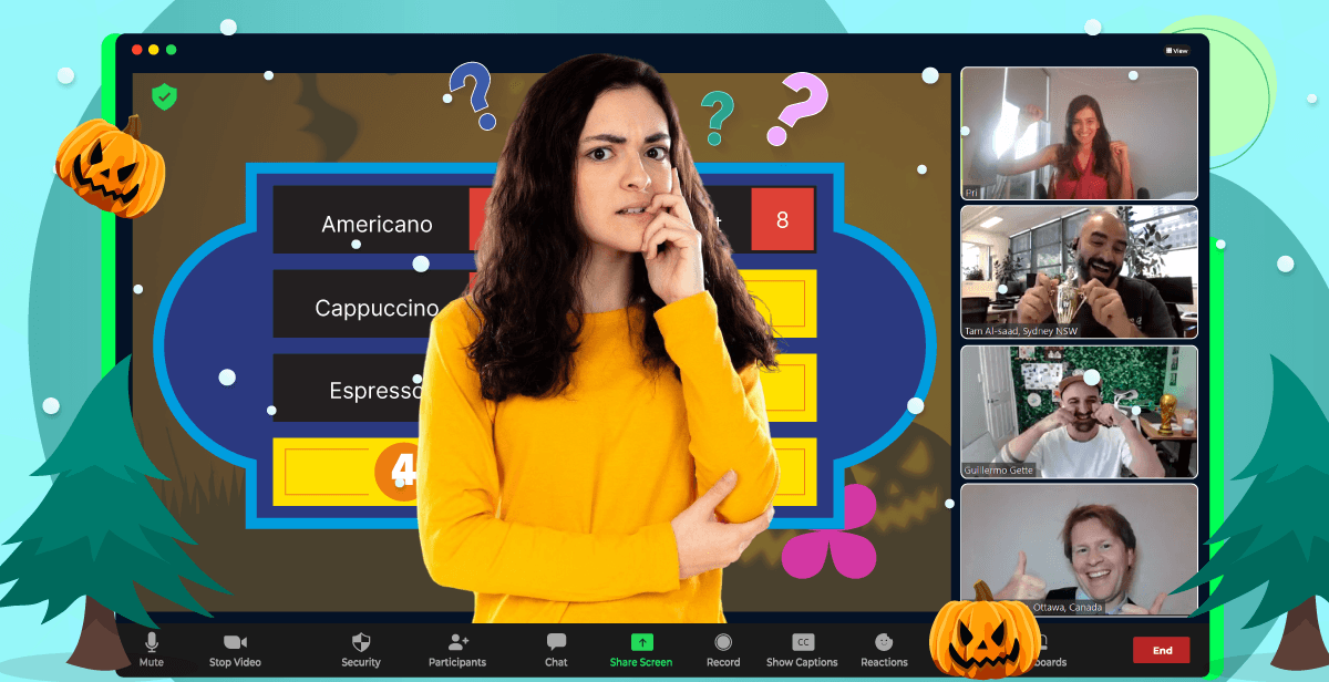 Virtual Holiday Coworker Feud