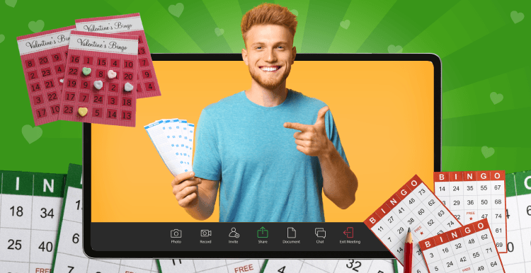 Virtual Valentine’s Day Bingo