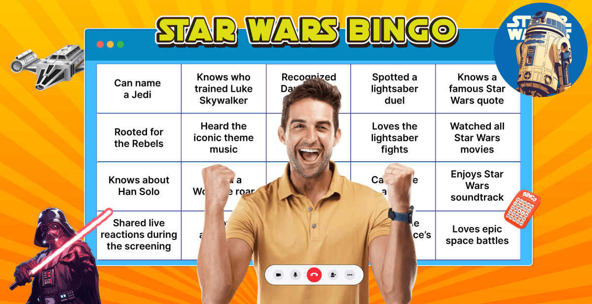 Virtual Star Wars Bingo – Strike Now!