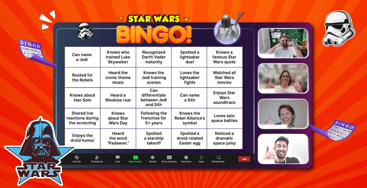 Virtual Star Wars Bingo – Strike Now!