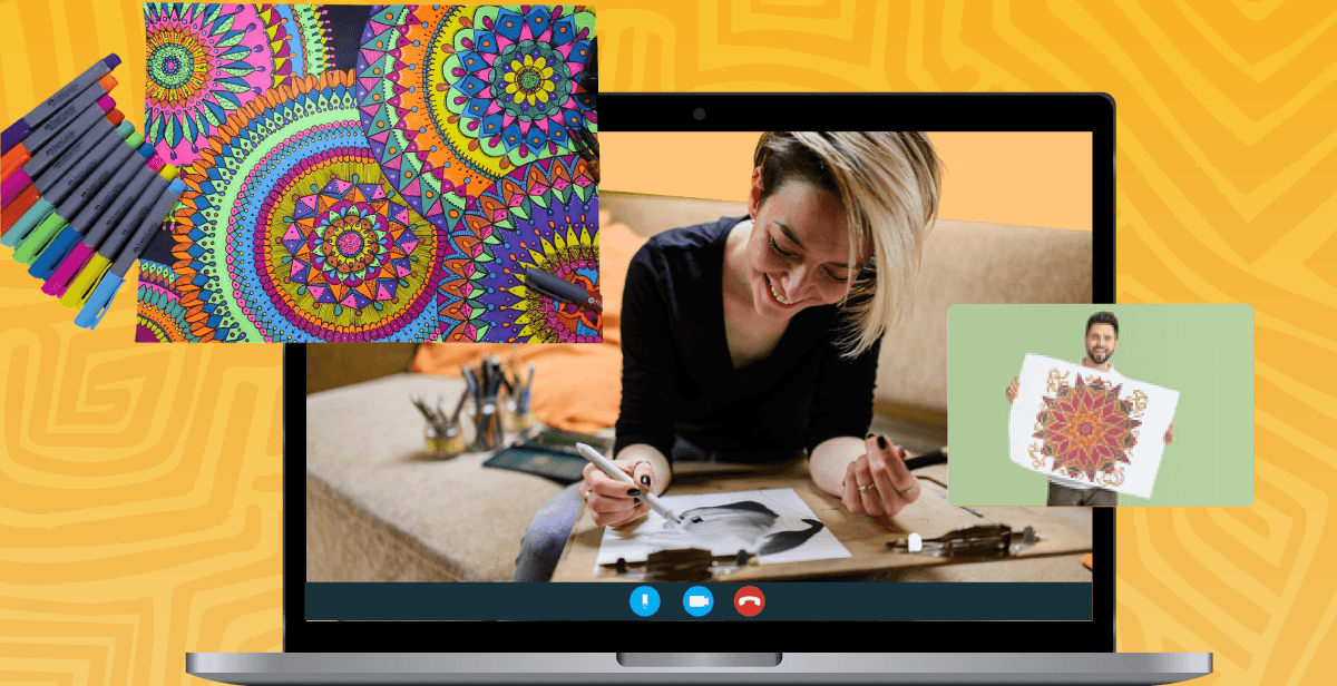 Virtual Doodling Art