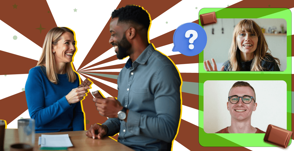 Virtual Chocolate Coworker Feud: Top the Cocoa Consensus!