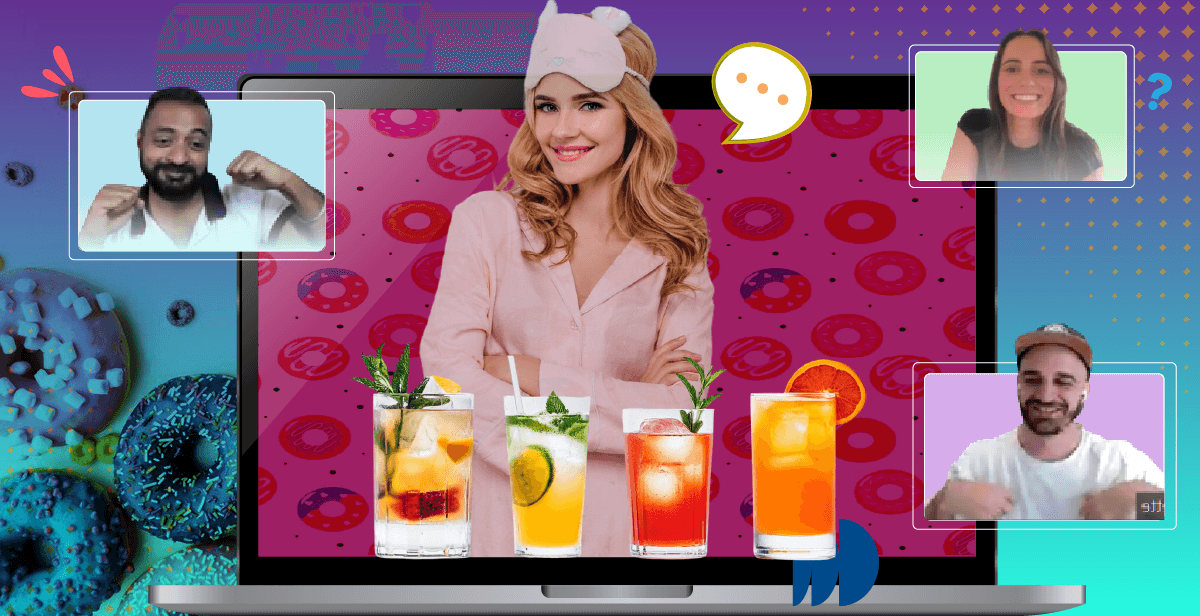 Virtual Donut Pajamas Happy Hour