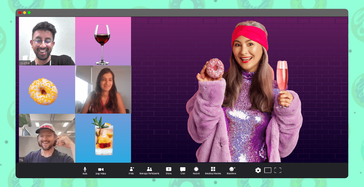 Virtual Donut Pajamas Happy Hour