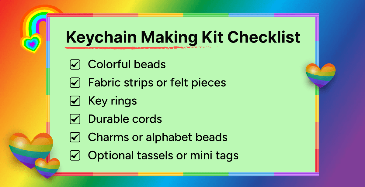Virtual Pride Keychain Making – Key to Being You!