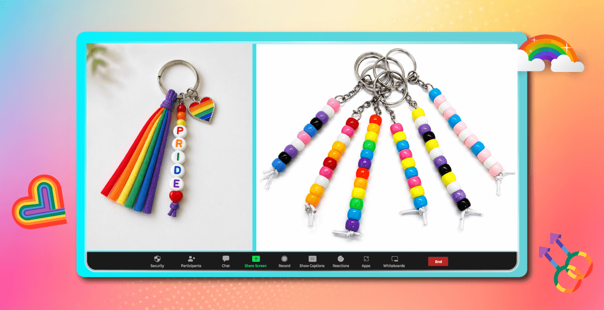 Virtual Pride Keychain Making – Key to Being You!