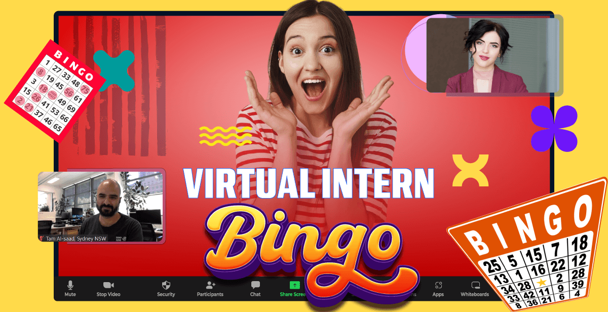 Virtual Intern Bingo