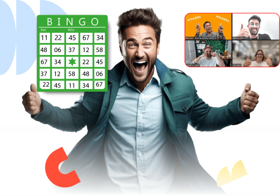 Image showcasing Can I Play Bingo with My Remote Team?