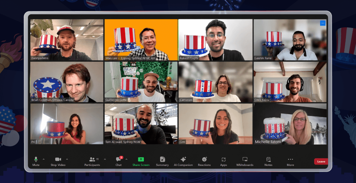 Virtual 4th of July Uncle Sam Hat Making