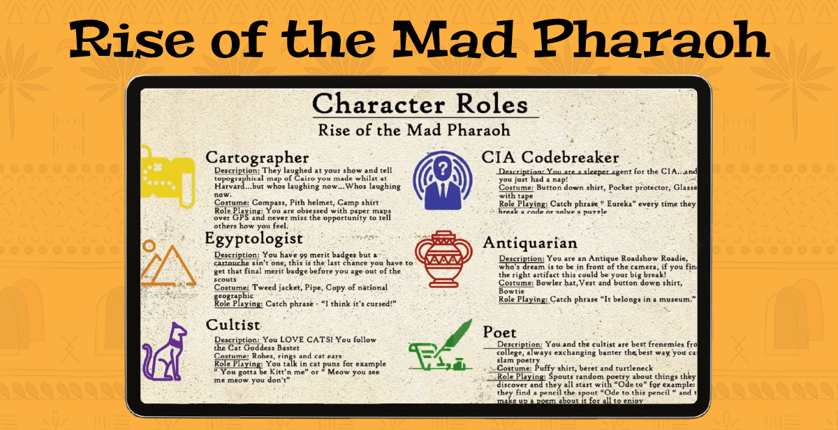 Virtual Escape Room – Rise of the Mad Pharaoh