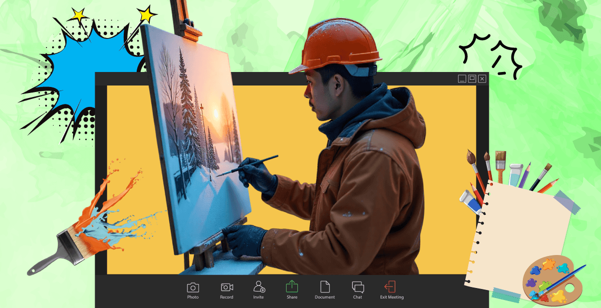 Virtual Paint and Relax: Labor Day Edition