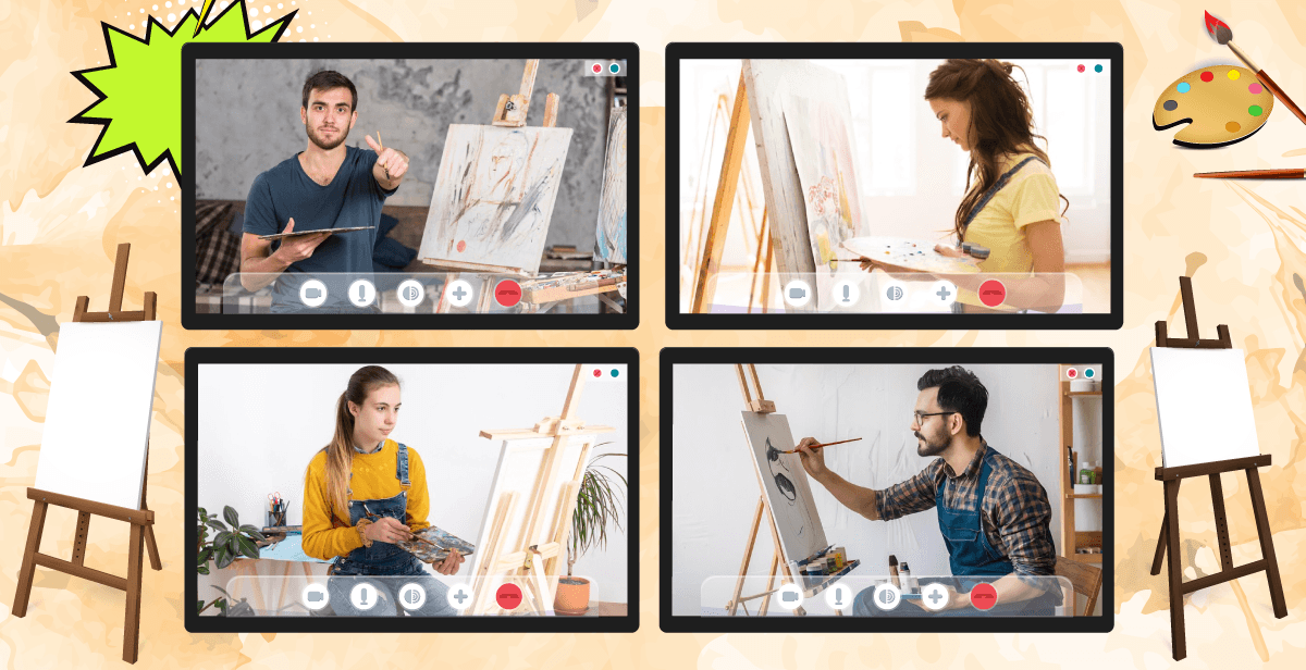 Virtual Paint and Relax: Labor Day Edition