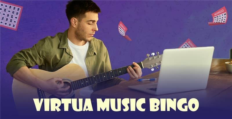 Virtual Music Bingo: Mark the Hits!