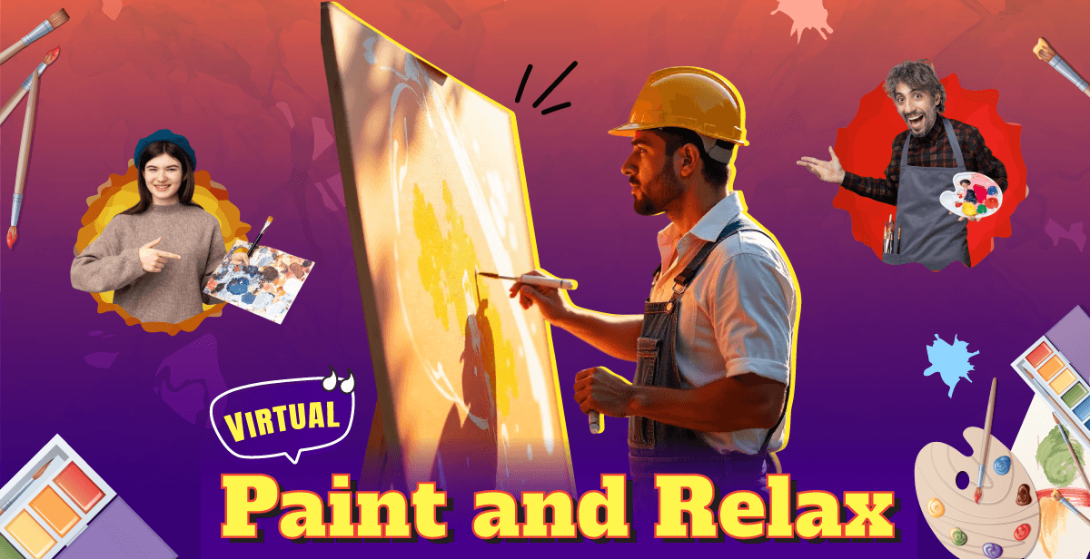 Virtual Paint and Relax: Labor Day Edition