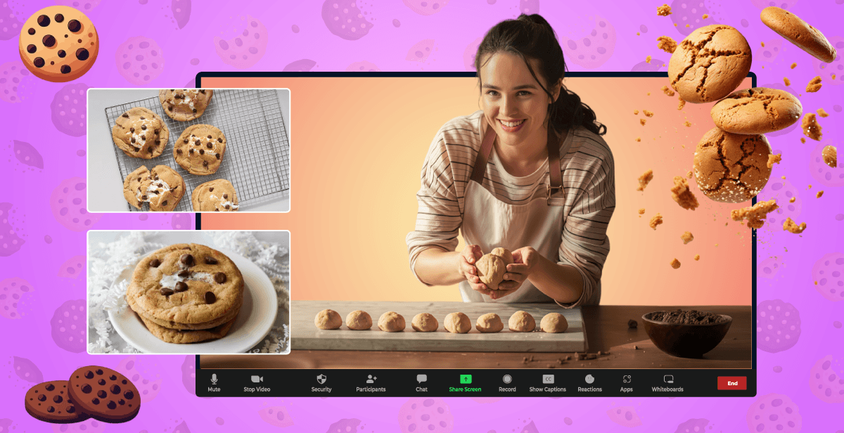 Virtual S’mores Snickerdoodle Cookies Making