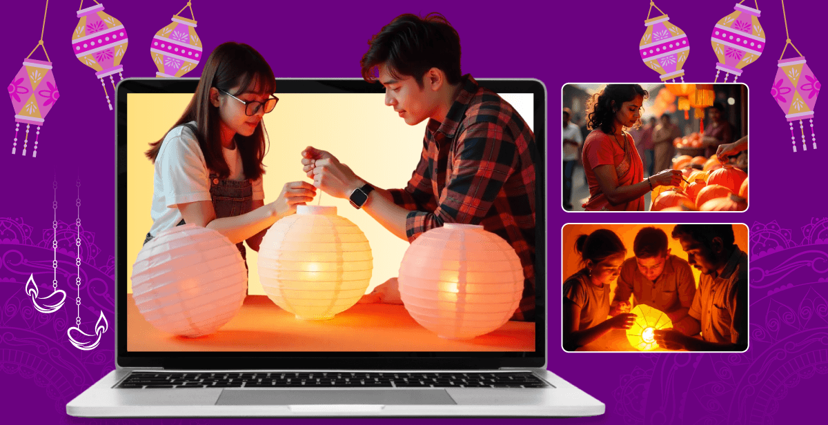 Virtual Diwali Lantern Making – “Glow with Kandils”