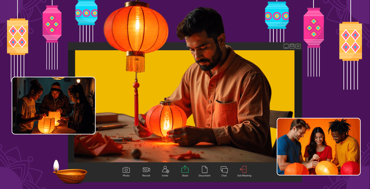 Virtual Diwali Lantern Making – “Glow with Kandils”