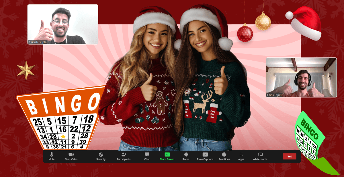 Virtual Christmas Bingo – Sleigh It!