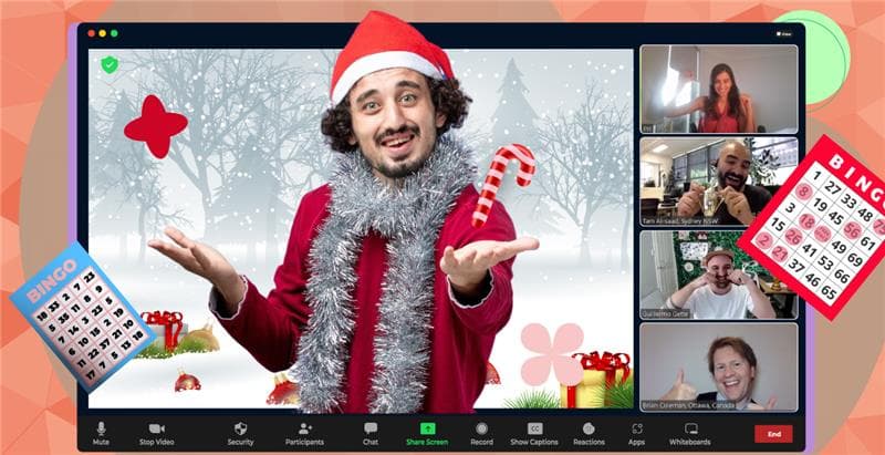 Virtual Christmas Bingo – Sleigh It!
