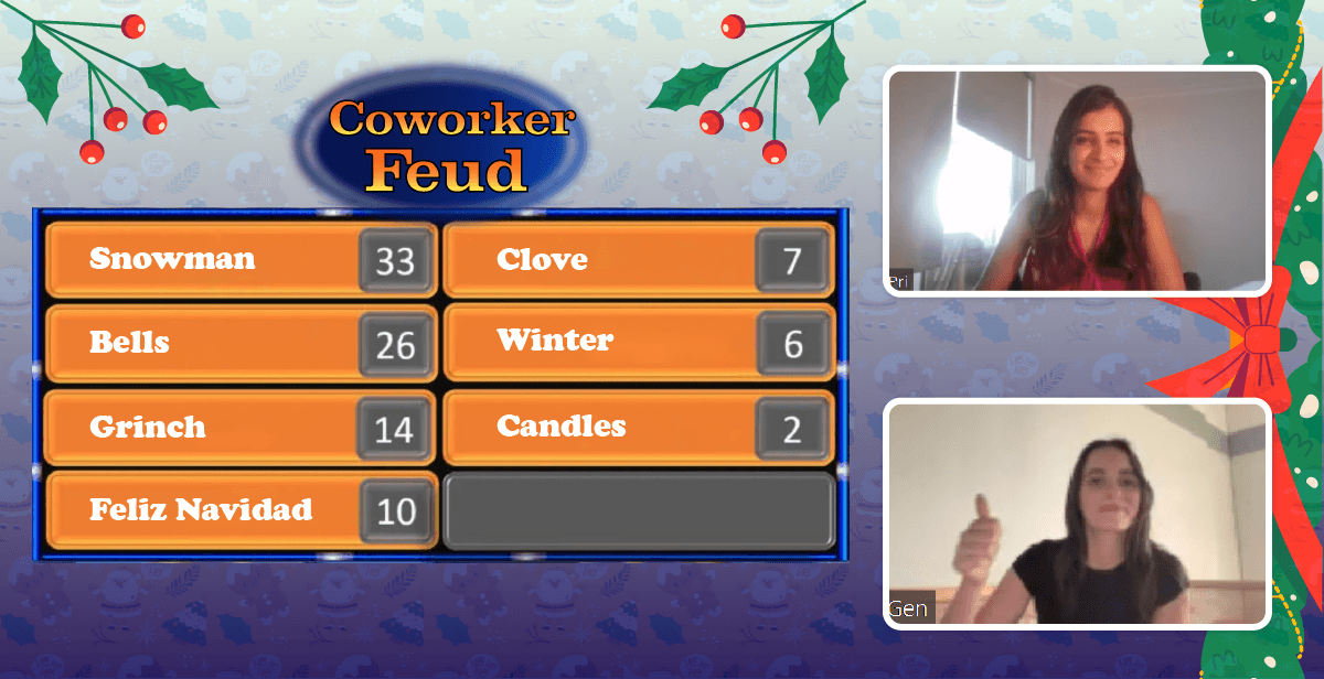 Virtual Christmas Feud