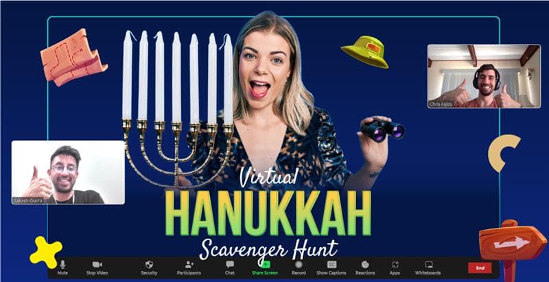 Virtual Hanukkah Scavenger Hunt