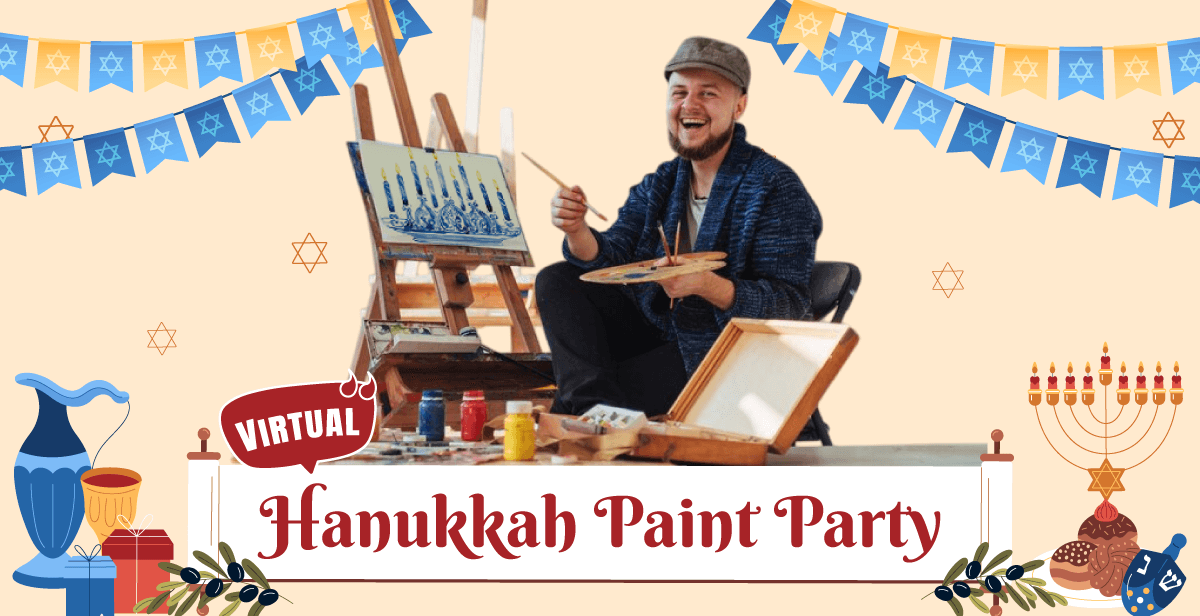 Virtual Hanukkah Paint Party