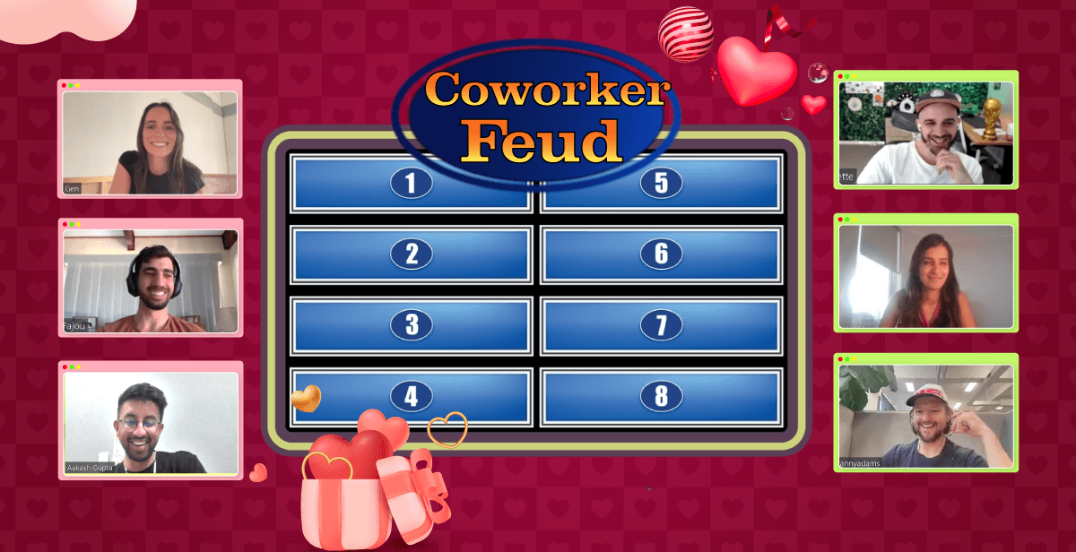 Virtual Valentine’s Day Coworker Feud