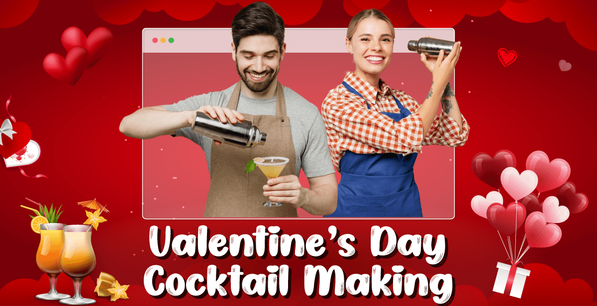 Virtual Valentine’s Day Cocktail Making
