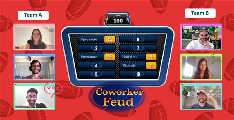 Virtual Super Bowl Coworker Feud