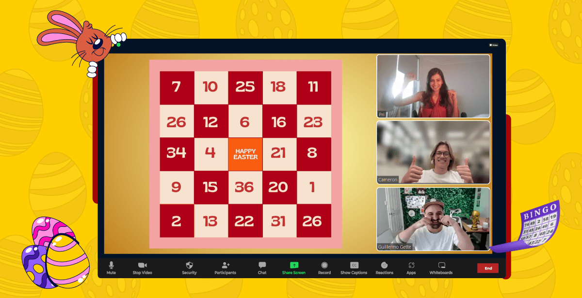 Virtual Easter Bingo
