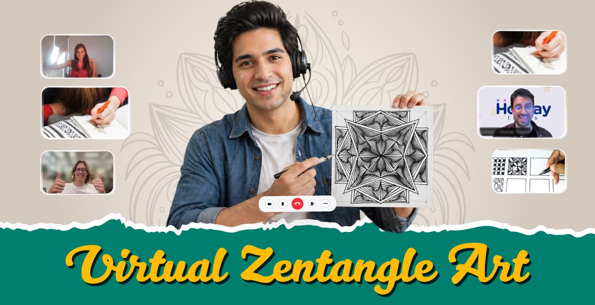 Virtual Zentangle Art – Keep Calm and Draw!