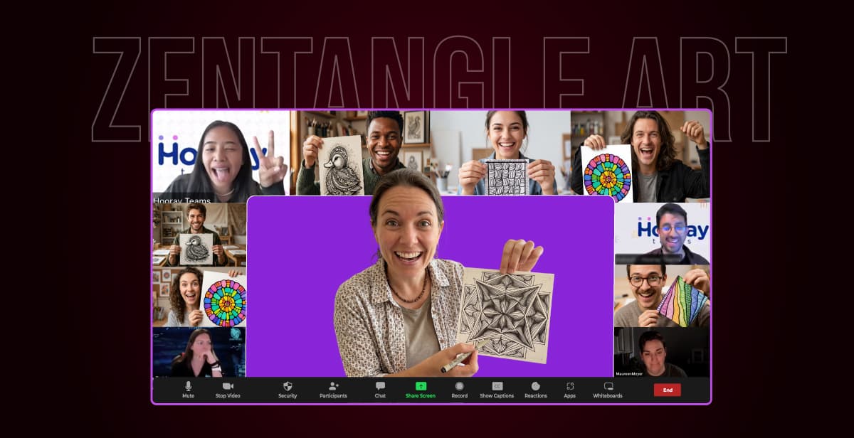 Virtual Zentangle Art – Keep Calm and Draw!