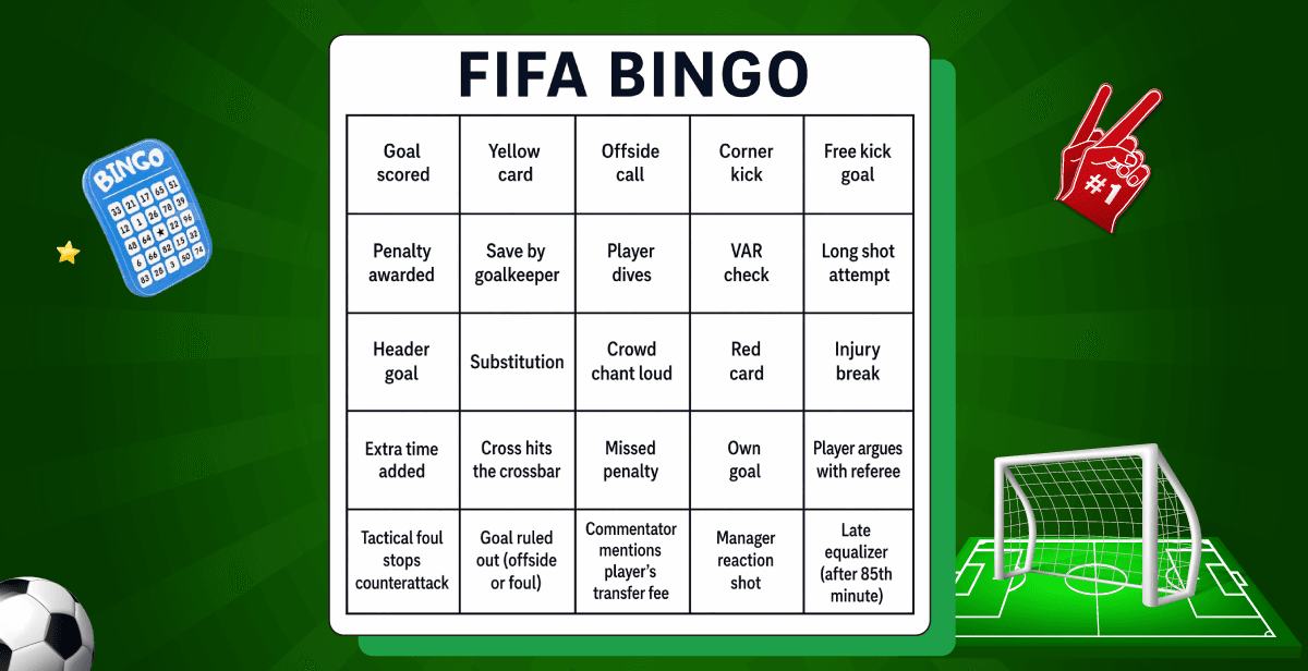 Virtual FIFA Bingo – Strike a Goal!