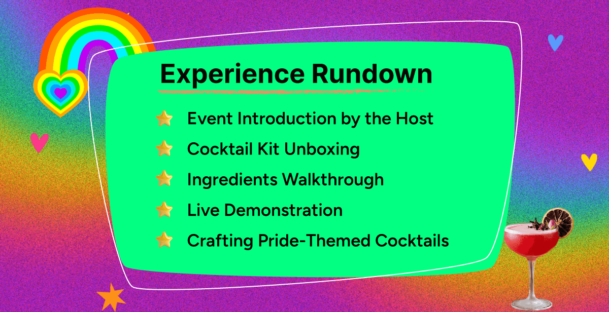 Virtual Pride Cocktail Making – Let’s Raise the Bar!